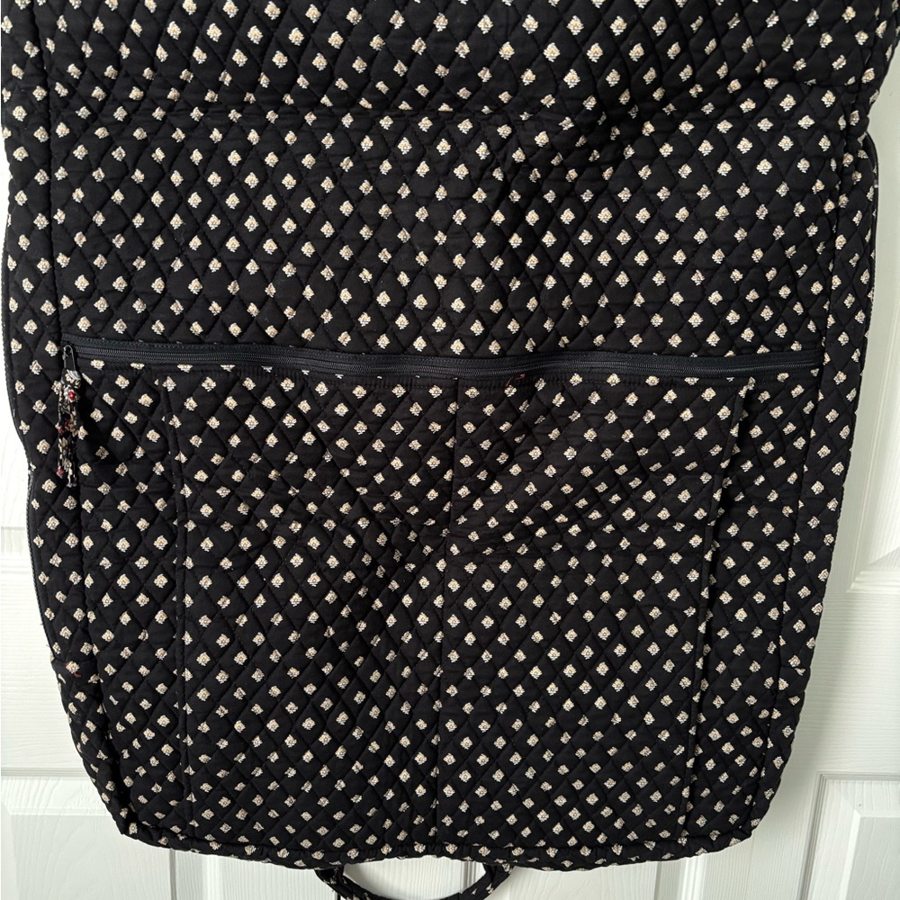Vera Bradley Black and Red Quilted Garment Bag - Picture 4 of 5